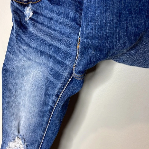 MOUSSY Vintage Distressed Fringe Hem Ankle Skinny - Picture 10 of 12